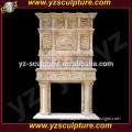 decorative double stone fireplace for decoration